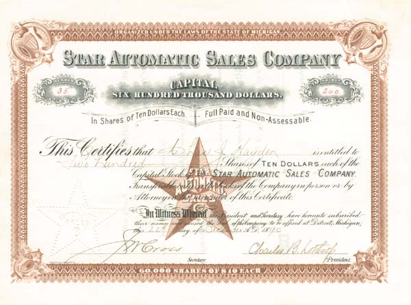 Star Automatic Sales Co.